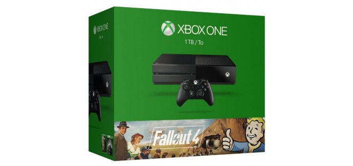 Amazon: Pack Console Xbox One 1To + Fallout 4 et Fallout 3 à 299,99€