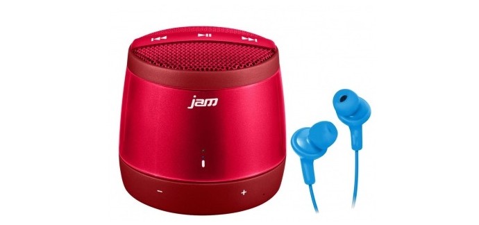 Bax Music: Enceinte JAM Touch Wireless Speaker + écouteurs intra-auriculaires offerts à 26€