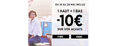 Bonobo Jeans: 1 haut + 1 bas achetés = - 10€ sur vos achats