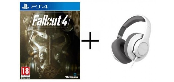 Cdiscount: Jeu Fallout 4 sur PS4 + Casque Gaming Steelseries Siberia RAW à 36,99€
