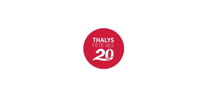Thalys: Tous les billets de train à 20€ pour vos voyages jusqu'au 20 septembre