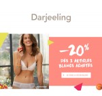 Darjeeling: -20% sur le Blanc dès 2 pièces achetées