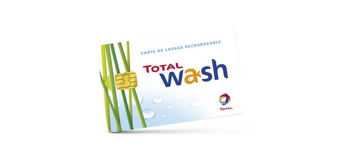 Veepee: Payez 20€ votre carte de lavage rechargeable Total Wash de 40€