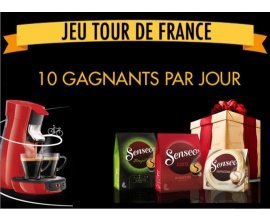 SENSEO: 10 gagnants par jour (machine à café, 1 an de dosettes café..)