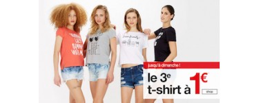 Jennyfer: Le 3ème t-shirt à 1€