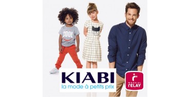 Kiabi: Livraison offerte en point relais ou en magasin dès 15€ d'achat
