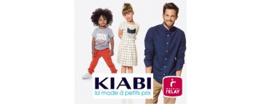 Kiabi: Livraison offerte en point relais ou en magasin dès 15€ d'achat
