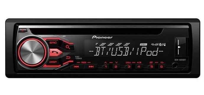 Cdiscount:  Autoradio Pioneer DEH-4800BT à 59.39€ au lieu de 125,35€