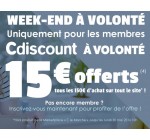 Cdiscount: 15€ offerts tous les 150€ d'achats pour les membres Cdiscount à Volonté