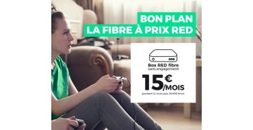 RED by SFR: Abonnement Internet Box RED fibre à 15€/mois à vie et sans engagement