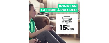 RED by SFR: Abonnement Internet Box RED fibre à 15€/mois à vie et sans engagement