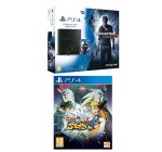 Amazon: Pack PS4 1To + Uncharted 4 + Naruto Shippuden : Ultimate Ninja Storm 4 à 399€