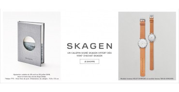 MATY: Un calepin offert pour toute commande supérieure à 109€ dans la gamme SKAGEN