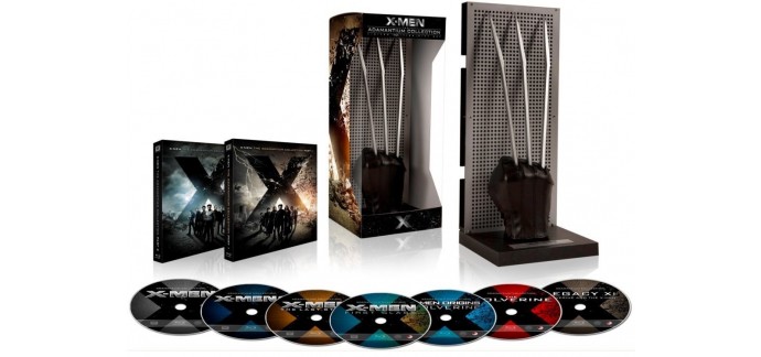 Amazon: Coffret Blu-ray 7 films X-Men et Wolverine édition limitée Adamantium à 43,99€