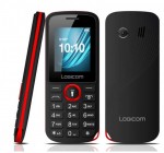 Conforama: Téléphone portablele LOGICOM L-195 NOIR/ ROUGE à 9,99€
