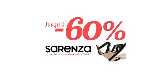 Sarenza: Ventes priv&eacute;es chaussures et sacs grandes marques jusqu'&agrave; 60% de remise