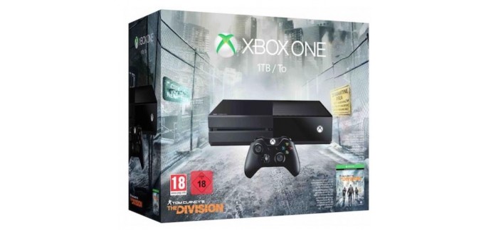 Fnac: Xbox One 1 To + Tom Clancy’s The Division à 216,11€ (dont 80€ sur la carte)