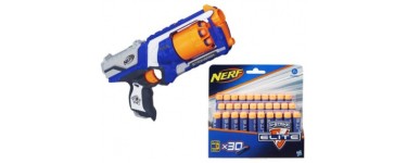 Fnac: Pistolet Nerf Elite Strongarm + 30 Fléchettes de recharge à 9,44€ (50% via ODR)