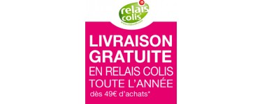 La Redoute: Livraison gratuite en Relais Colis dès 29€ d'achats