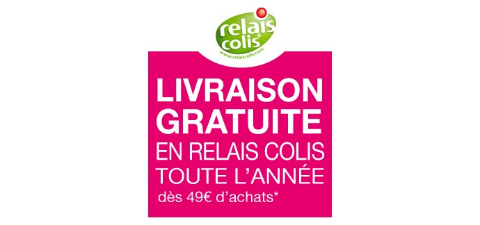 La Redoute: Livraison gratuite en Relais Colis dès 29€ d'achats