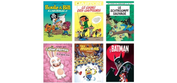 Fnac: Opération BD 2016 : 31 bandes dessinées à 3,90€ (Garfield, Boule et Bill, ...)