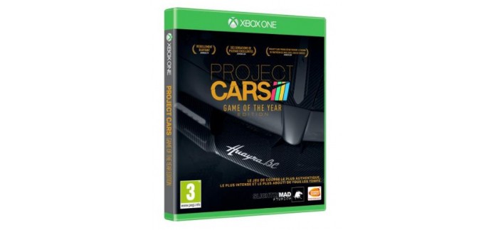 Fnac: Jeu Project Cars GOTY sur Xbox One à 24,99€