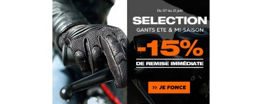 Motoblouz: Une sélection de gants d'été et de mi-saison à -15%