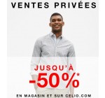 Celio*: Jusqu'à -50% sur les produits signalés pendant les ventes privées pré-soldes