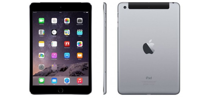 Auchan: iPad mini 3 - 7,9" - 16Go - Wi-Fi + 4G LTE à 299€ (120€ sur la carte Waaoh)
