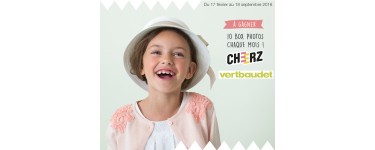 Vertbaudet: 10 box photos Cheerz à gagner chaque mois en partageant le look de vos enfants