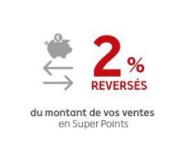 Rakuten: Bonus vendeur : récupérez 2% du montant de vos ventes en Rakuten Super Points