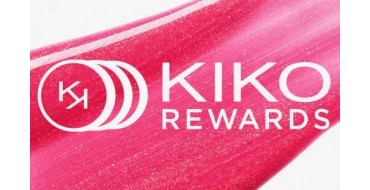 Kiko: - 10% sur votre première commande avec la carte de fidélité Kiko Rewards