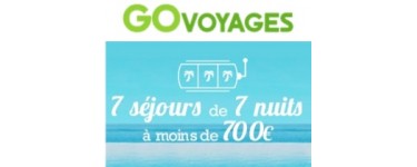 Go Voyages: 7 séjours de 7 nuits à l'étranger à moins de 700€ par personne