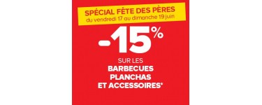 Castorama: 15% de réduction sur les barbecues, planchas et accessoires