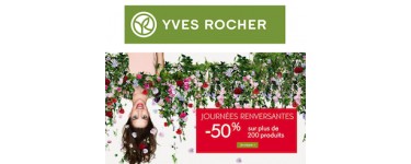 Yves Rocher: -50% sur plus de 200 produits