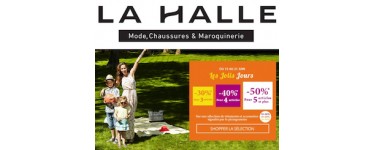 La Halle: Les Jolies Jours : jusqu'à - 50% dès 5 articles achetés