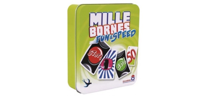 Cdiscount: MILLE BORNES Fun and Speed boîte métal à 4,99€ au lieu de 14,90€