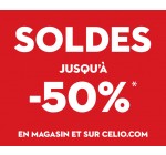 Celio*: Soldes été 2016 jusqu'à -50% + code livraison gratuite dès 75€