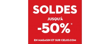Celio*: Soldes été 2016 jusqu'à -50% + code livraison gratuite dès 75€