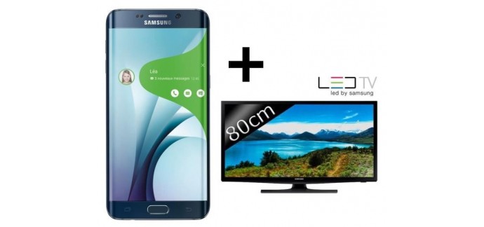Cdiscount: Smartphone Samsung Galaxy S6 edge+ + TV LED HD 80cm Samsung UE32J4100 à 729€
