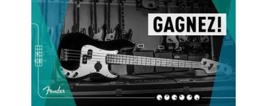 Bax Music: Une basse Fender d'une valeur de 1659€ à gagner par tirage au sort