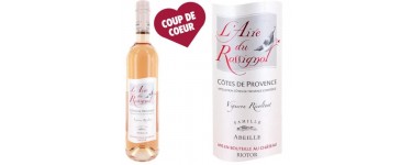 Cdiscount: Vin rosé Côtes de Provence L'Aire du Rossignol 2014 à 3,99€ au lieu de 11,50€