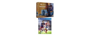 Amazon: Pack PS4 1 To + Uncharted 4: A Thief's End - édition limitée + Fifa 16 à 399€