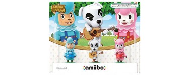 Amazon: Pack de 3 Amiibos 'Animal Crossing' - Kéké + Risette + Serge à 10,86€