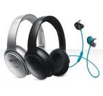Amazon: 5 casques audio Bose QuietComfort 35 & 10 écouteurs sans fil SoundSport à gagner