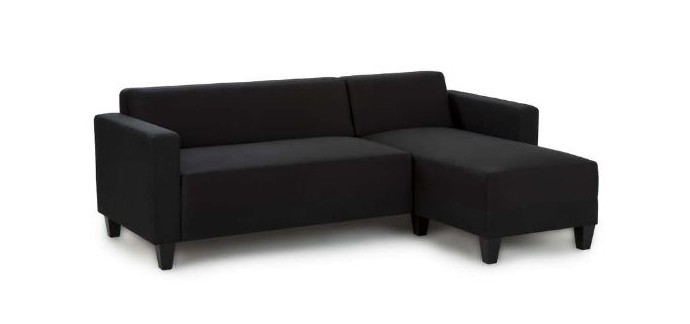 Conforama: Canapé d'angle fixe réversible 4 places MARCUS à 169,99€