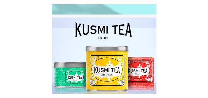 Kusmi Tea: 2 thés achetés = 1 offert