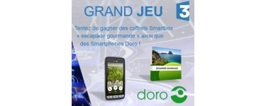 FranceTV: Des coffrets Smartbox "Escapade Gourmande" & des smartphones Doro à gagner
