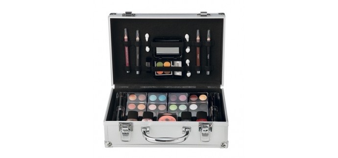 HEMA: Coffret de maquillage en aluminium make up box à 10,50€ au lieu de 21€