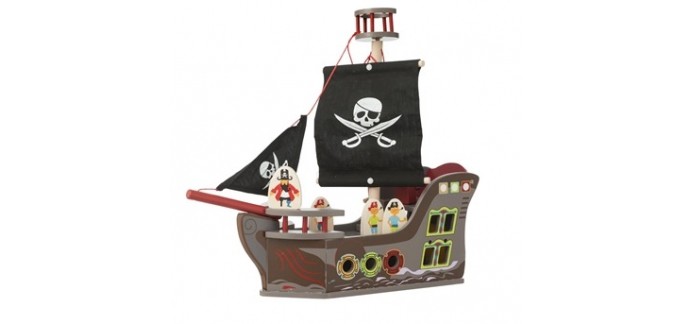 HEMA: Bateau de pirates en bois à 17,50€ au lieu de 35€